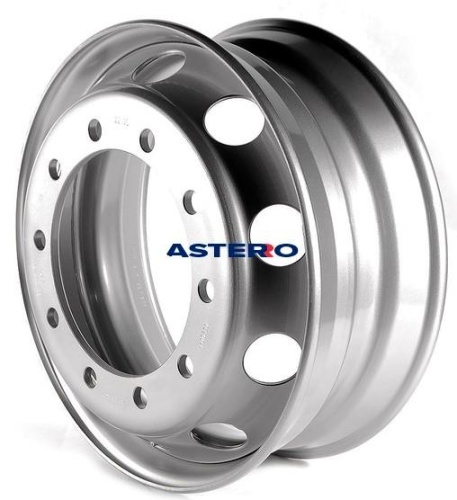 Диск автомобильный Asterro  7,50x22,5 10x335 ет146 Dia 22,5 Silver