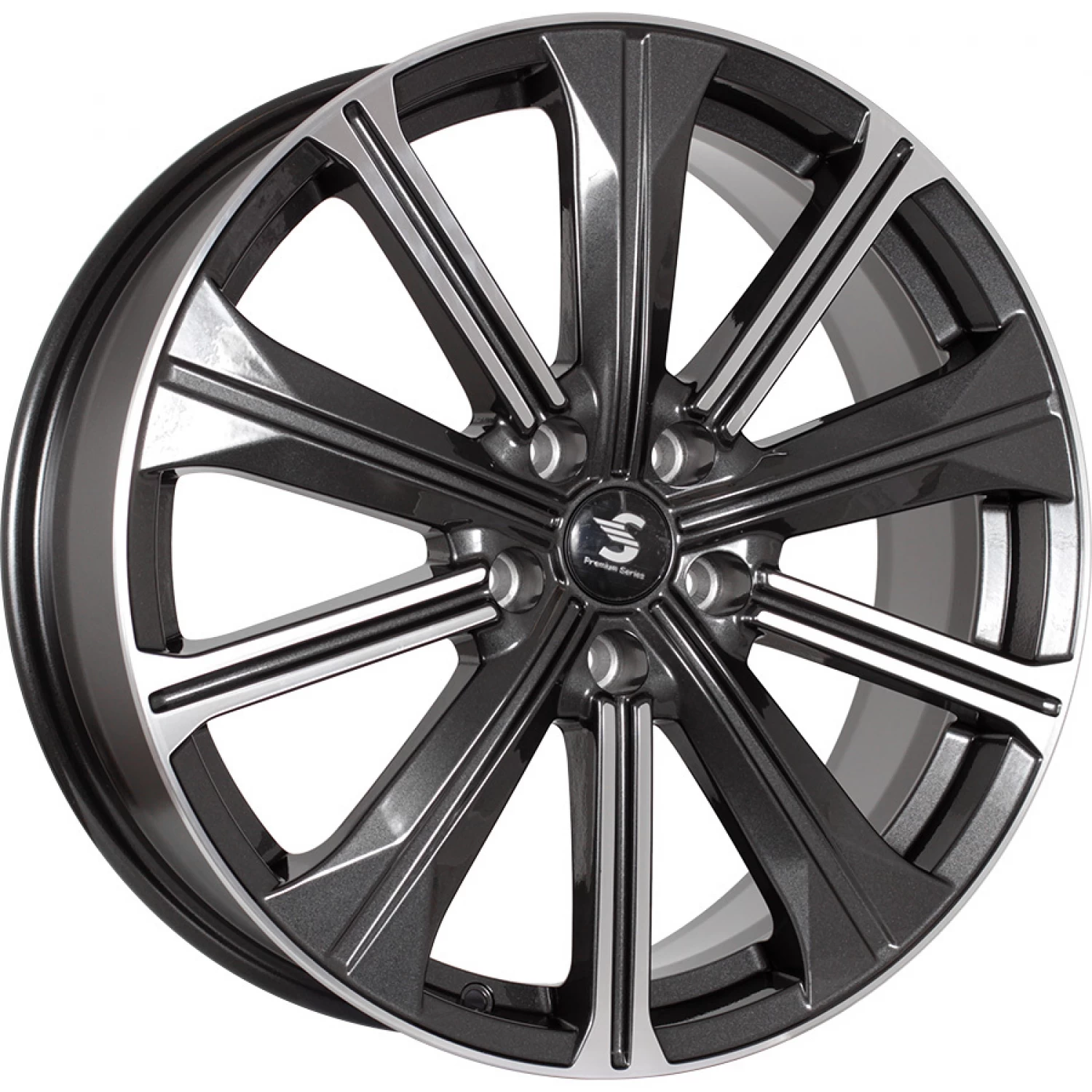 Диск автомобильный Skad КР013 7x19 5x108 ет33 Dia 60,1 Diamond Black Gris