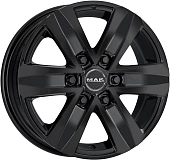 Диск автомобильный Mak Stone 6 8,5x20 6x139,7 ет20 Dia 106,1 Gloss Black