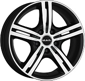 Диск автомобильный Mak Velocity 7,5x17 5x108 ет45 Dia 72,1 Ice Black