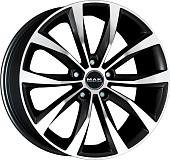 Диск автомобильный Mak Wolf 7x17 5x100 ет38 Dia 57,1 Black Mirror